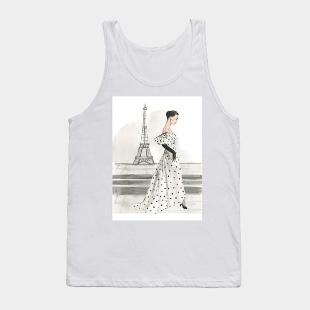 Spotted In Paris Tank Top by lizzielamb